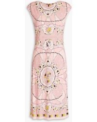Emilio Pucci - Printed Jersey Dress - Lyst