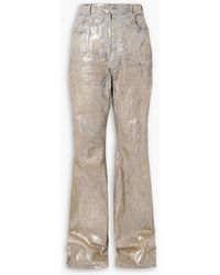 Rick Owens - Bolan Slim-fit Flared Megacrust Jeans - Lyst