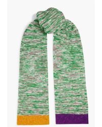Missoni - Space-dyed Crochet-knit Cotton Scarf - Lyst
