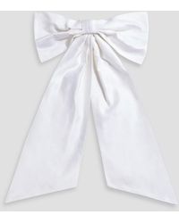 Jennifer Behr - Darla Satin Bow Hair Clip - Lyst