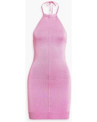 1017 ALYX 9SM - Butterfly Stretch-knit Halterneck Mini Dress - Lyst