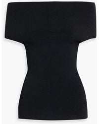 TOTEME - Off-The-Shoulder Stretch-Knit Top - Lyst