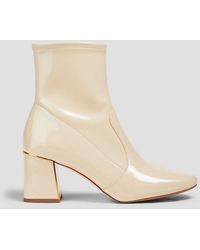 Tory Burch - Patent-leather Ankle Boots - Lyst