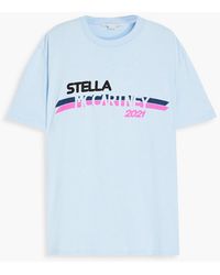 Stella McCartney - Printed Cotton-jersey T-shirt - Lyst