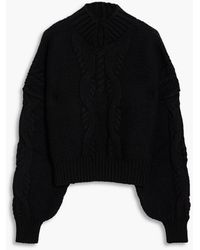 IRO - Lyme Cable-knit Merino Wool-blend Turtleneck Sweater - Lyst
