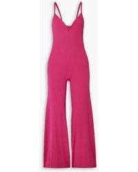 Live The Process - Leda jumpsuit aus rippstrick mit twist-detail - Lyst