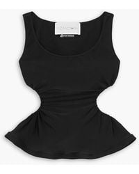 AZ FACTORY - Ester as oberteil aus stretch-jersey mit raffungen - Lyst