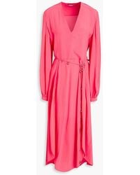 Stella McCartney - Embellished Silk Crepe De Chine Midi Dress - Lyst
