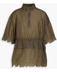 Cecilie Bahnsen - Avi Embroidered Ripstop Top - Lyst