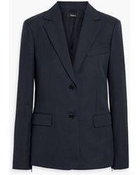 Theory - Wool-Blend Blazer - Lyst