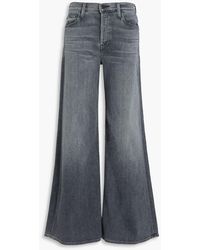 Mother - The tomcat roller hoch sitzende jeans mit weitem bein - Lyst