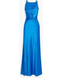 ROKSANDA - Likai Twisted Silk-satin Gown - Lyst