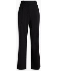 Veronica Beard - Ollie Wool-blend Crepe Flared Pants - Lyst