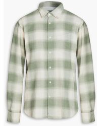 Officine Generale - Giacomo Checked Cotton-flannel Shirt - Lyst