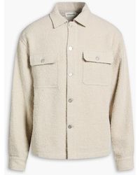 FRAME - Bouclé-Tweed Overshirt - Lyst