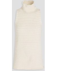 Jil Sander - Weste aus baumwolle in waffelstrick - Lyst