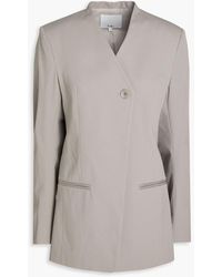 Tibi - Wool-blend Twill Blazer - Lyst