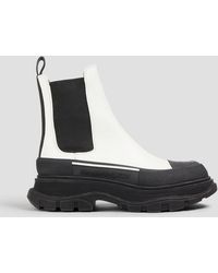 McQueen - Tread Slick Leather Chelsea Boots - Lyst