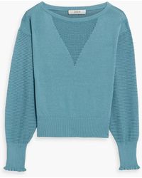 Joie - Josepha Crochet-knit Cotton Sweater - Lyst
