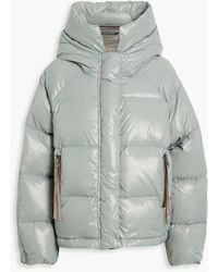 Holden - Quilted Coated Hooded Down Jacket - Lyst