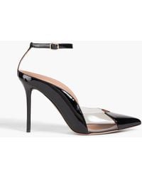 Malone Souliers - Malia 100 Patent-leather And Pvc Pumps - Lyst