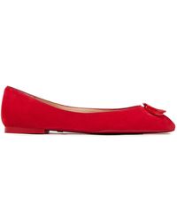 stuart weitzman adeliza suede flat