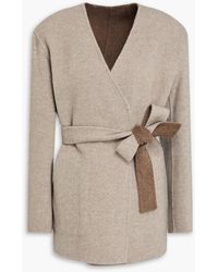 Theory - Convertible Wool And Cashmere-blend Jacket - Lyst