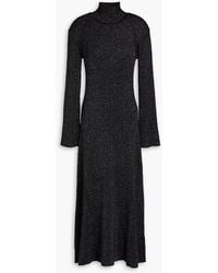 Day Birger et Mikkelsen - Neal Ribbed Lurex-jersey Midi Dress - Lyst