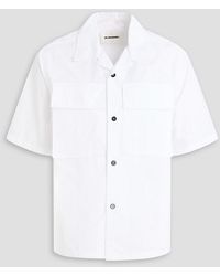 Jil Sander - Cotton-Poplin Shirt - Lyst