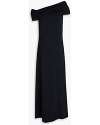 Rohe - Maxikleid aus stretch-jersey mit asymmetrischer schulterpartie - Lyst