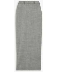 Alessandra Rich - Wool-blend Maxi Skirt - Lyst