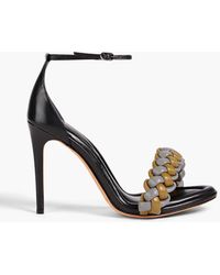 Alexandre Birman - Francis 100 Metallic Leather Sandals - Lyst