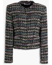 IRO - Jacke aus bouclé-tweed mit metallic-effekt - Lyst