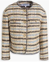 Veronica Beard - Sumira Striped Metallic Tweed Jacket - Lyst