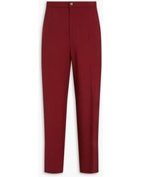 Loulou de Saison - Vys hose mit weitem bein aus twill aus einer wollmischung - Lyst