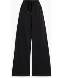 Brunello Cucinelli - Bead-Embellished French Cotton-Blend Track Pants - Lyst