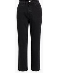 DL1961 - Sydney Cropped High-rise Tapered Jeans - Lyst