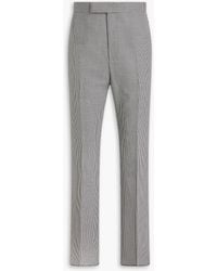 Thom Browne - Hose aus woll-tweed mit hahnentrittmuster - Lyst