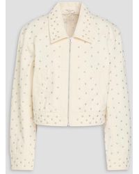 Rag & Bone - Anya Studded Denim Jacket - Lyst