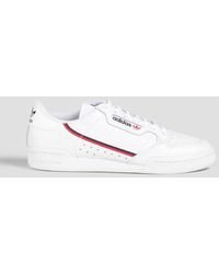 adidas Originals - Continental 80 Perforated Leather Sneakers - Lyst
