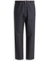Marni - Checked Cotton And Wool-Blend Twill Pants - Lyst