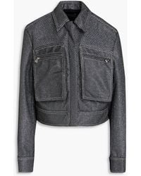 Jonathan Simkhai - Glittered Polka-dot Crepe Jacket - Lyst