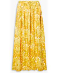 Faithfull The Brand - Danita Floral-print Linen Maxi Skirt - Lyst
