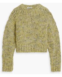 FRAME - Marled Alpaca-blend Sweater - Lyst