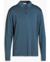 Sunspel - Cotton Polo Sweater - Lyst