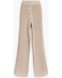 Solid & Striped - The Gretchen Crochet-knit Wide-leg Pants - Lyst