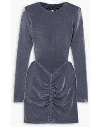 ROTATE BIRGER CHRISTENSEN - Ivonka rückenfreies minikleid aus metallic-jersey - Lyst
