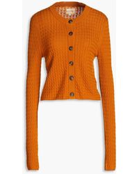 Loulou Studio - Mati Cable-knit Wool And Cashmere-blend Cardigan - Lyst