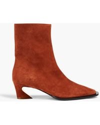Zimmermann - Suede Ankle Boots - Lyst