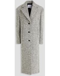 REMAIN Birger Christensen - Oversized Herringbone Wool-blend Bouclé Coat - Lyst